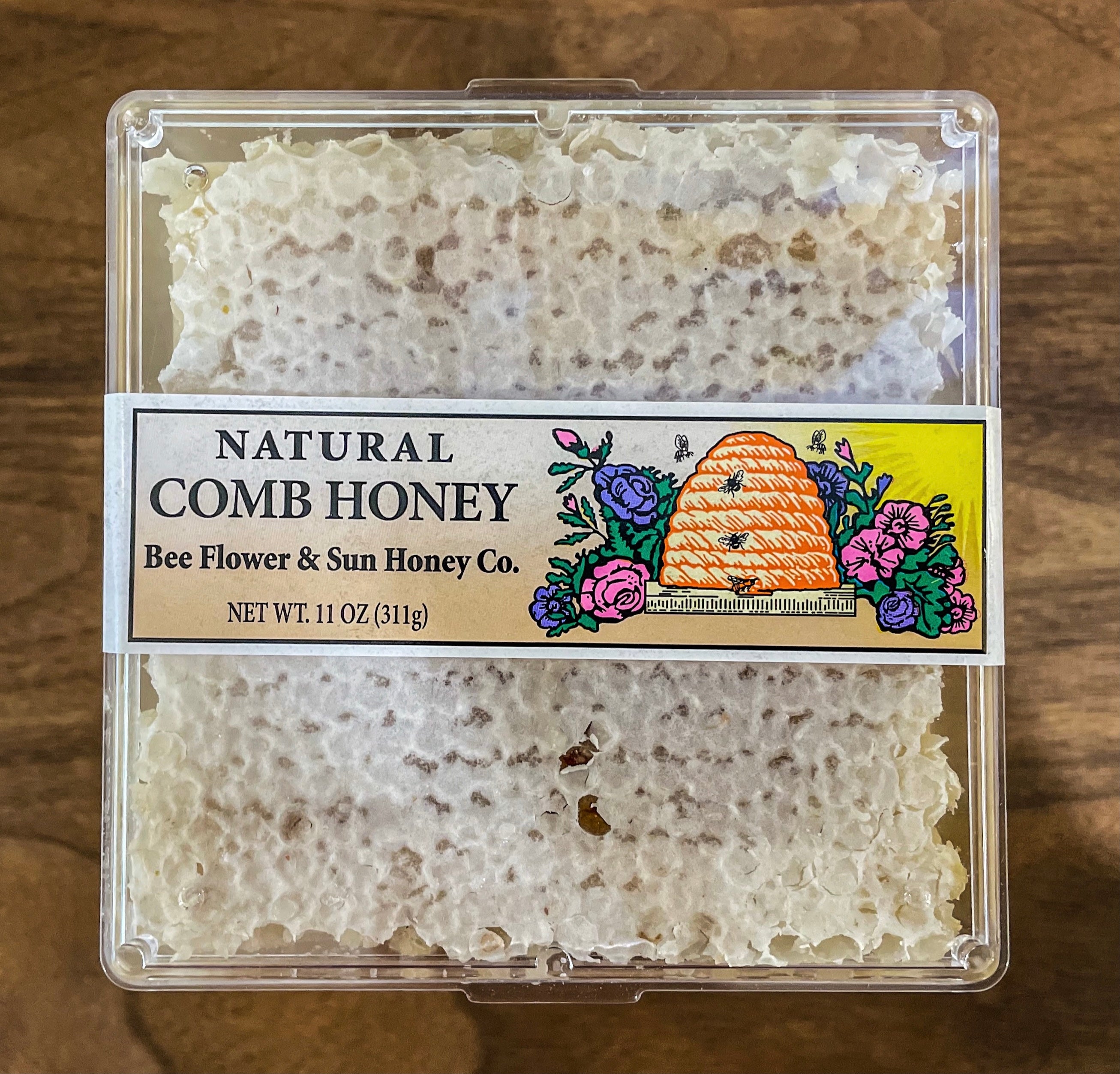 NATURAL HONEYCOMBS WITH FLOWER HONEY (1000 g.) - Always Beeloved Honey
